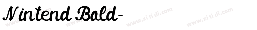 Nintend Bold字体转换